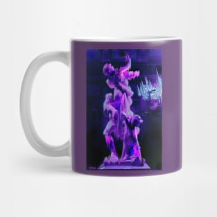 Vaporwave greek glitch statue Mug